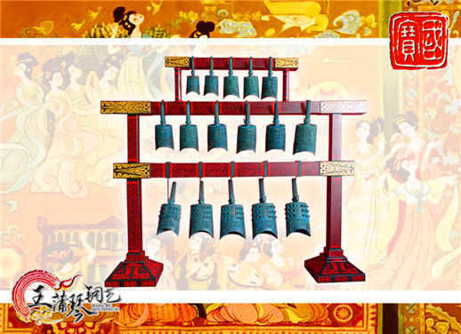 16件套系編鐘、編磬、特鐘、特磬，堂廟祭典用品