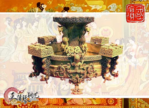 銅尊盤，曾侯乙尊盤，國寶級文物之一